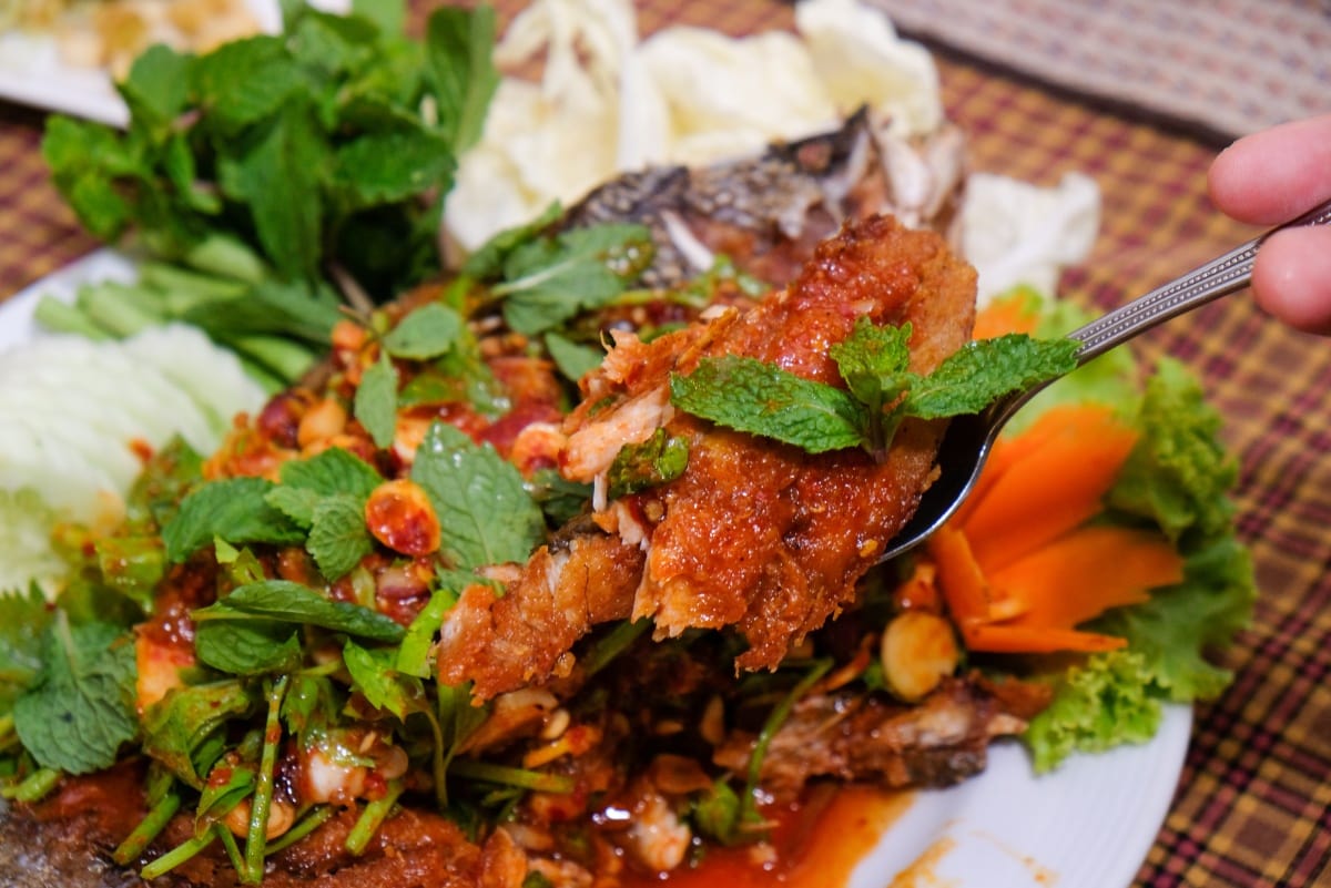 review great fish menu 5 restaurants nakhon phanom isan thailand 88